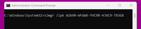 install Windows product key using cmd app install Windows product key using cmd app